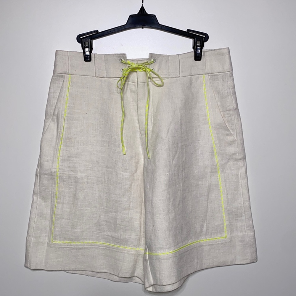 Requinnyc Unisex 100% Linen Surf Short